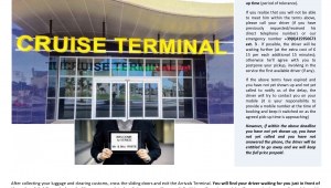 HOW TO FIND YOUR DRIVER AT THE PORT OF VENICE - CRUISE SHIP TERMINAL