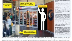 HOW TO FIND YOUR DRIVER AT VENEZIA-MESTRE TRAIN STATION