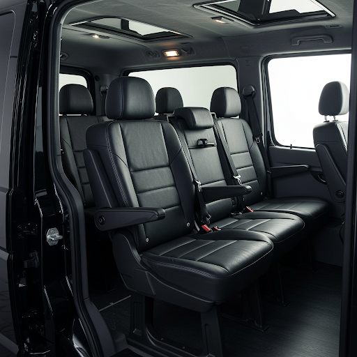 Aluguel de micro&ocirc;nibus Mercedes com motorista em Veneza - dimens&otilde;es